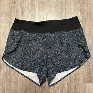 Athleta Run With It Shorts 3” Women’s Black Static Running Sz medium